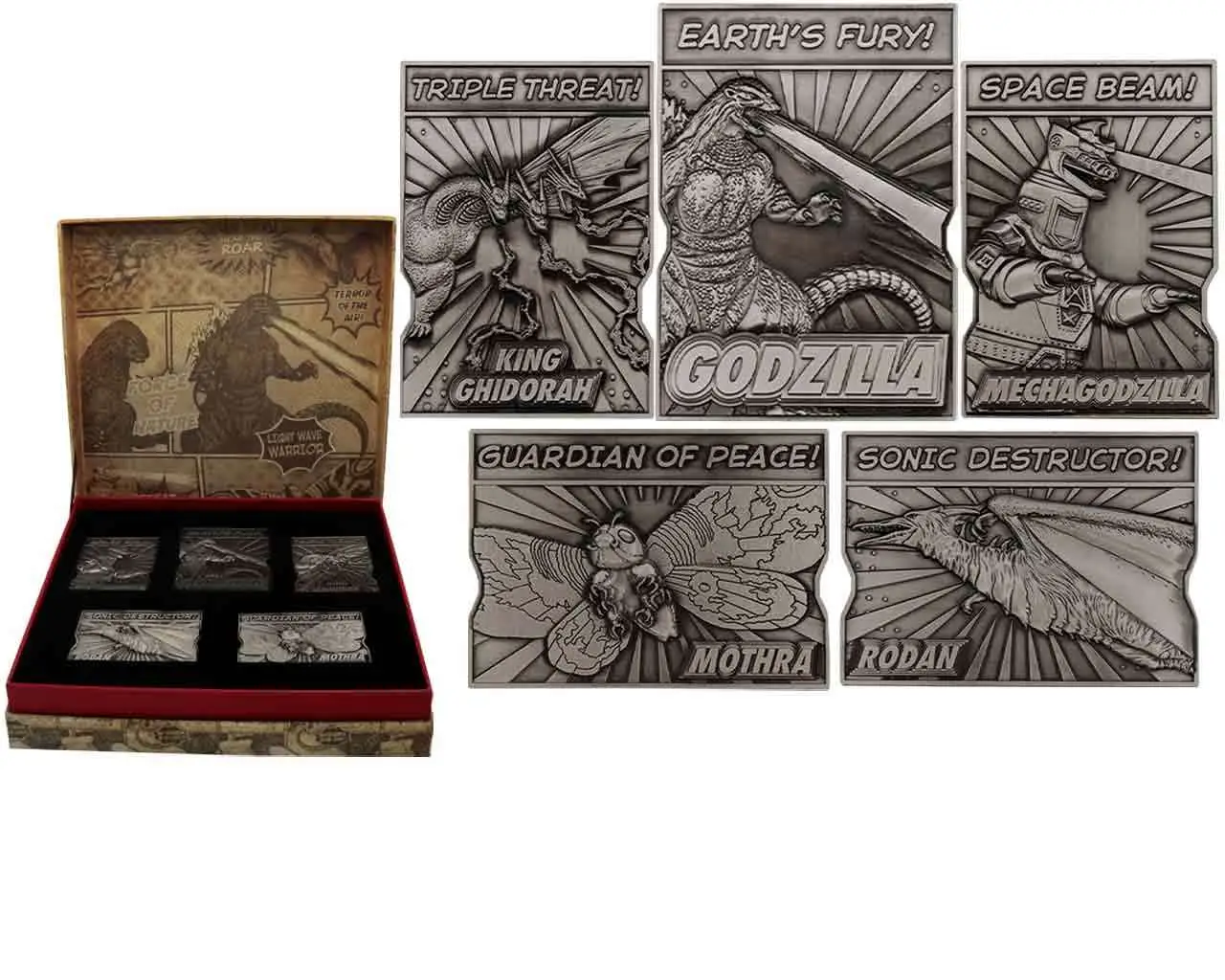 GODZILLA - 5 Piece Limited Edition Monsters Ingot Set - Figurine